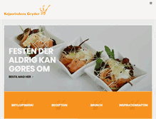 Tablet Screenshot of kejserindens-gryder.dk